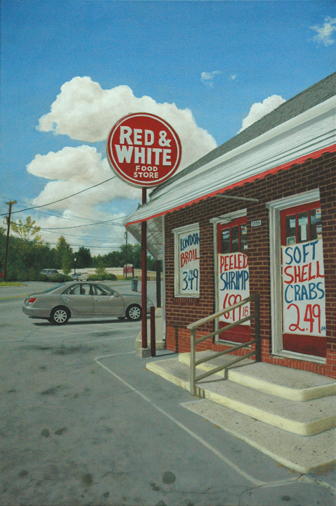 Red & White by Bruce Mitchell