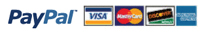 PayPal, MC/Visa, Discover,  Amex